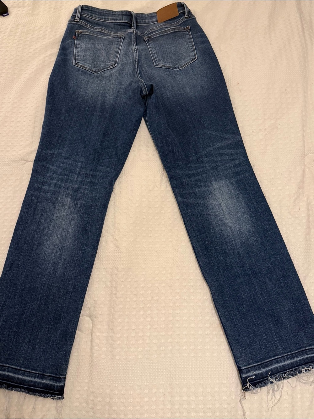 Judy Blue Dad Jean, frayed cuff, size 9/29